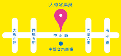 大球義大利冰淇淋地理位置